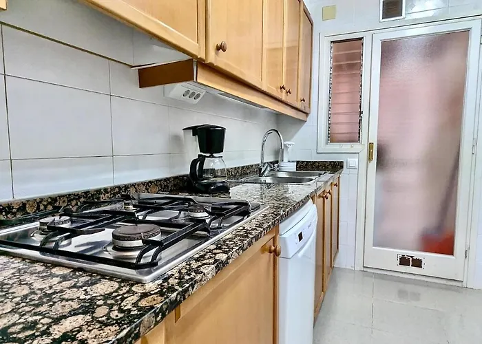 Evh129 Piso Con Piscina Comunitaria توسا ذي مار